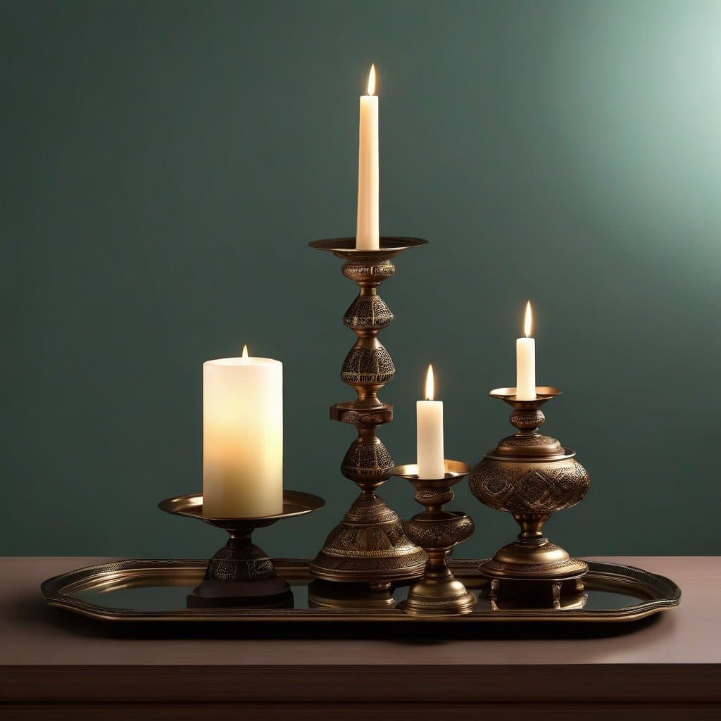 شمعدان، عودسوز و جاشمعی