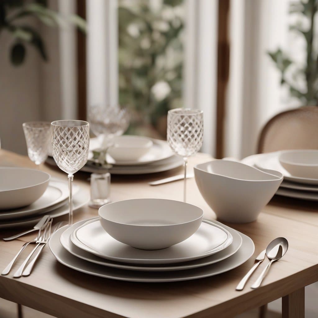 ست غذاخوری و ظروف ناهارخوری