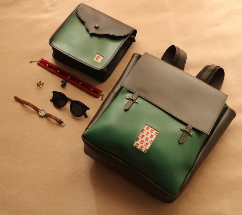 ست کوله پشتی و کیف دوشی زنانه