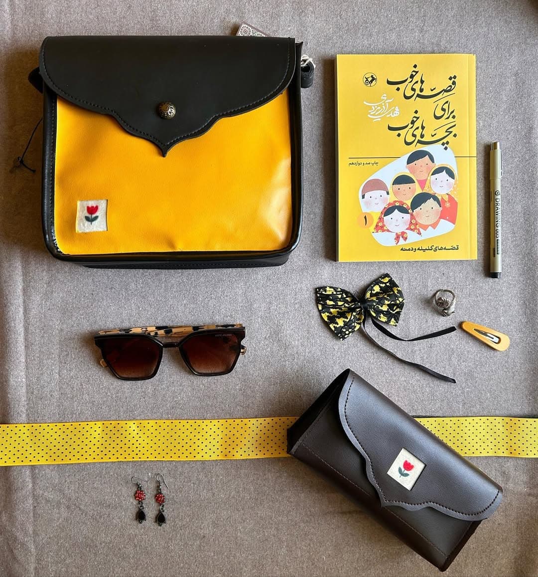 جا عینکی فانتری از جنس چرم