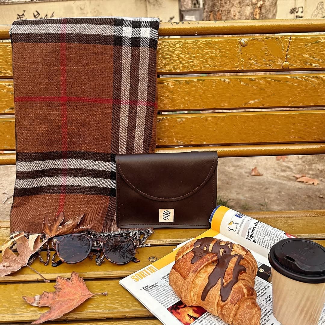 کیف رو دوشی چرم زنانه دست دوز