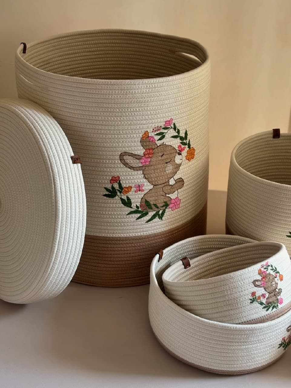 ست نظم دهنده اتاق کودک طرح خرگوش جانا