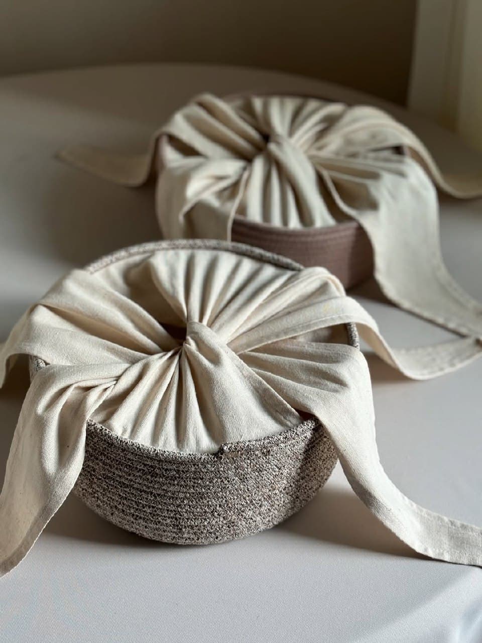 سبد نان بقچه ای دست ساز