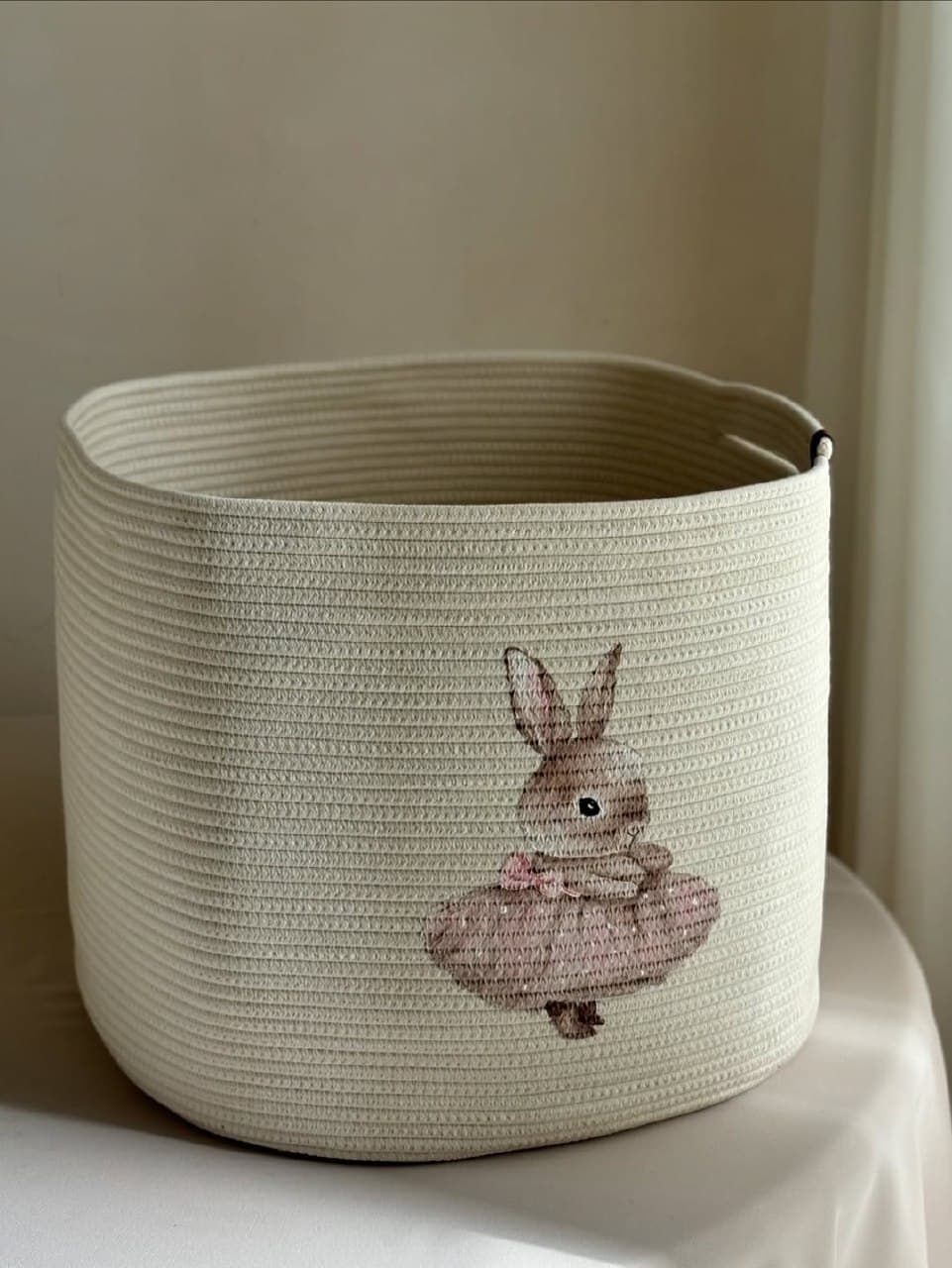 باکس نظم دهنده اتاق کودک طرح خرگوش نقاشی دست