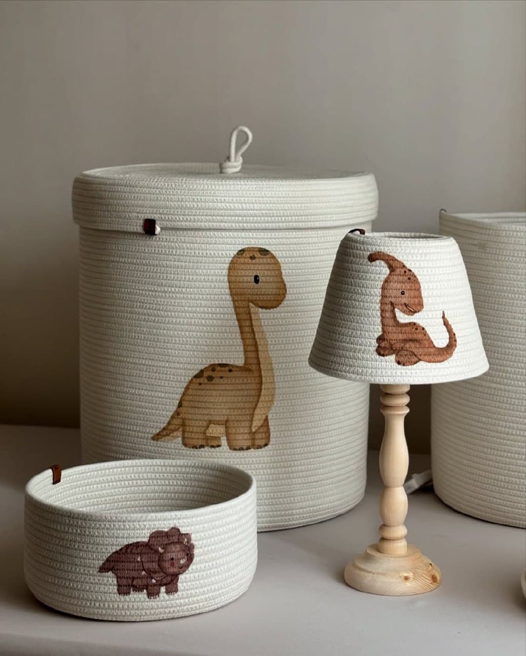 ست اکسسوری اتاق کودک طرح دایناسور دست‌ساز