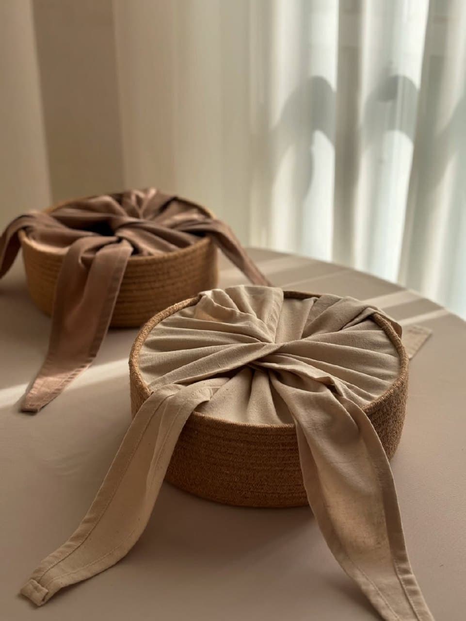 سبد نان طرح حصیری