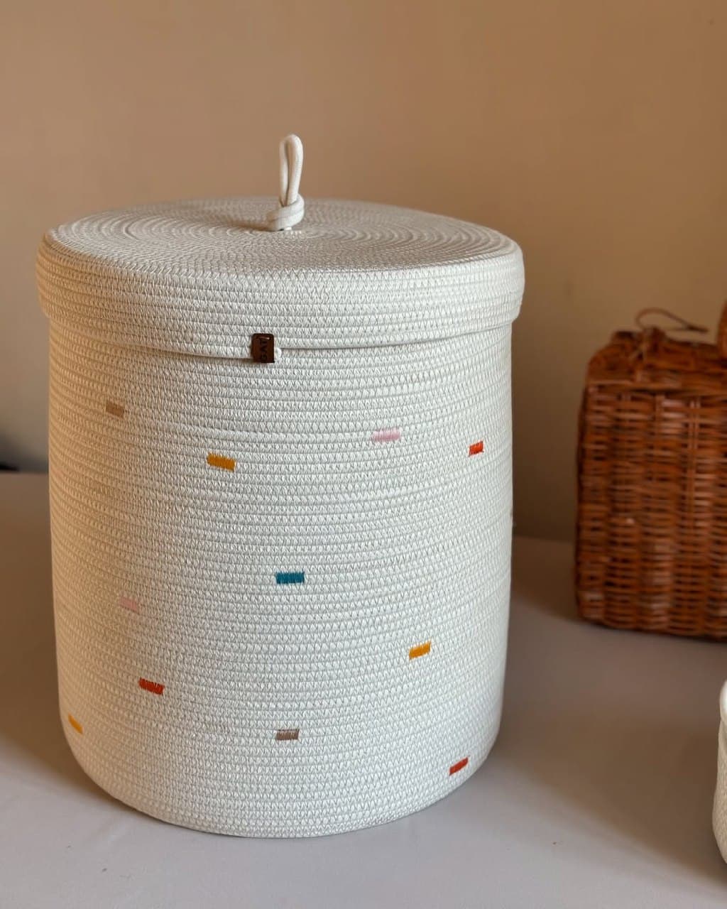 ست باکس نظم دهنده و سبد لباس کوک دوزی