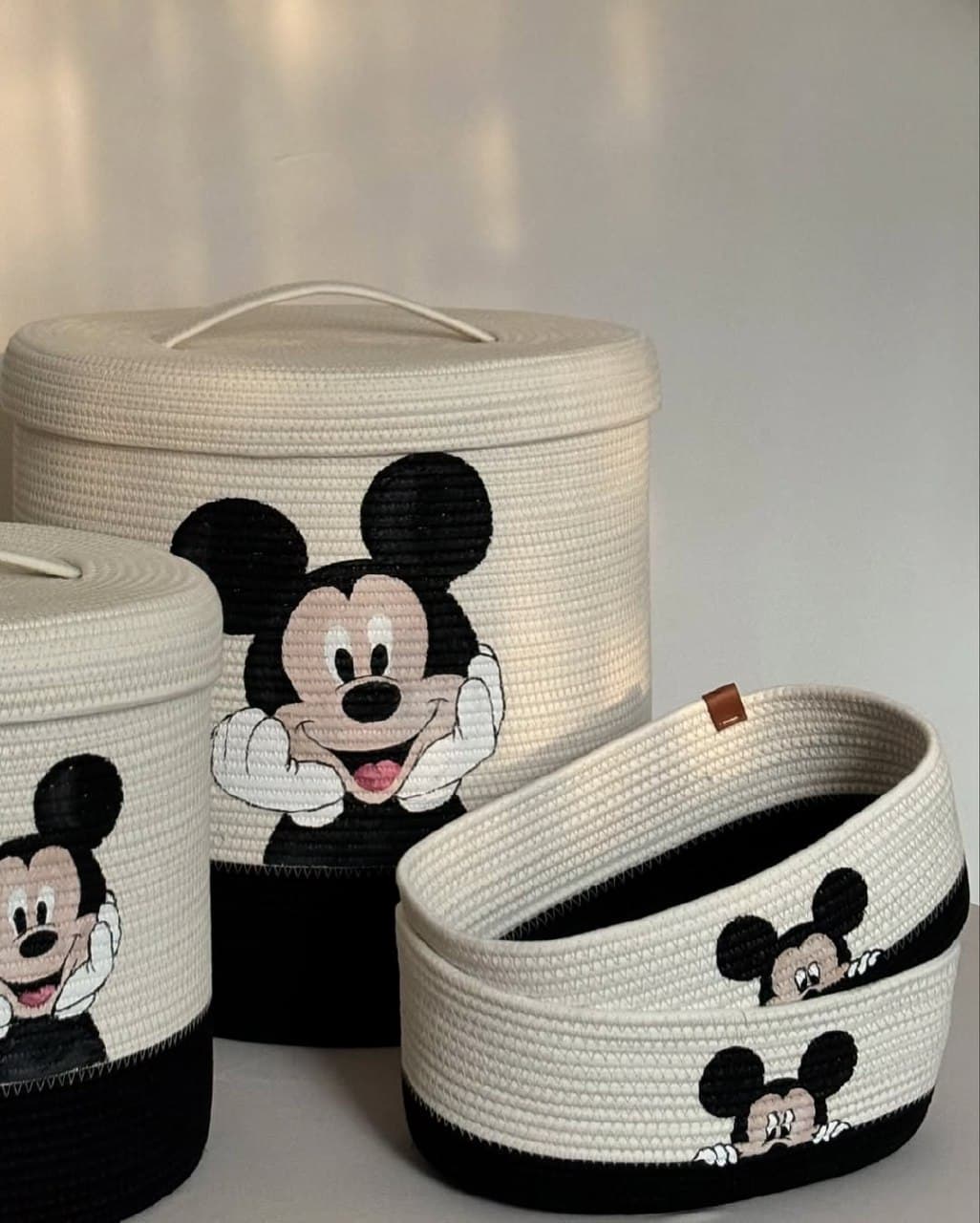 ست سبد نظم دهنده اتاق کودک طرح میکی موس