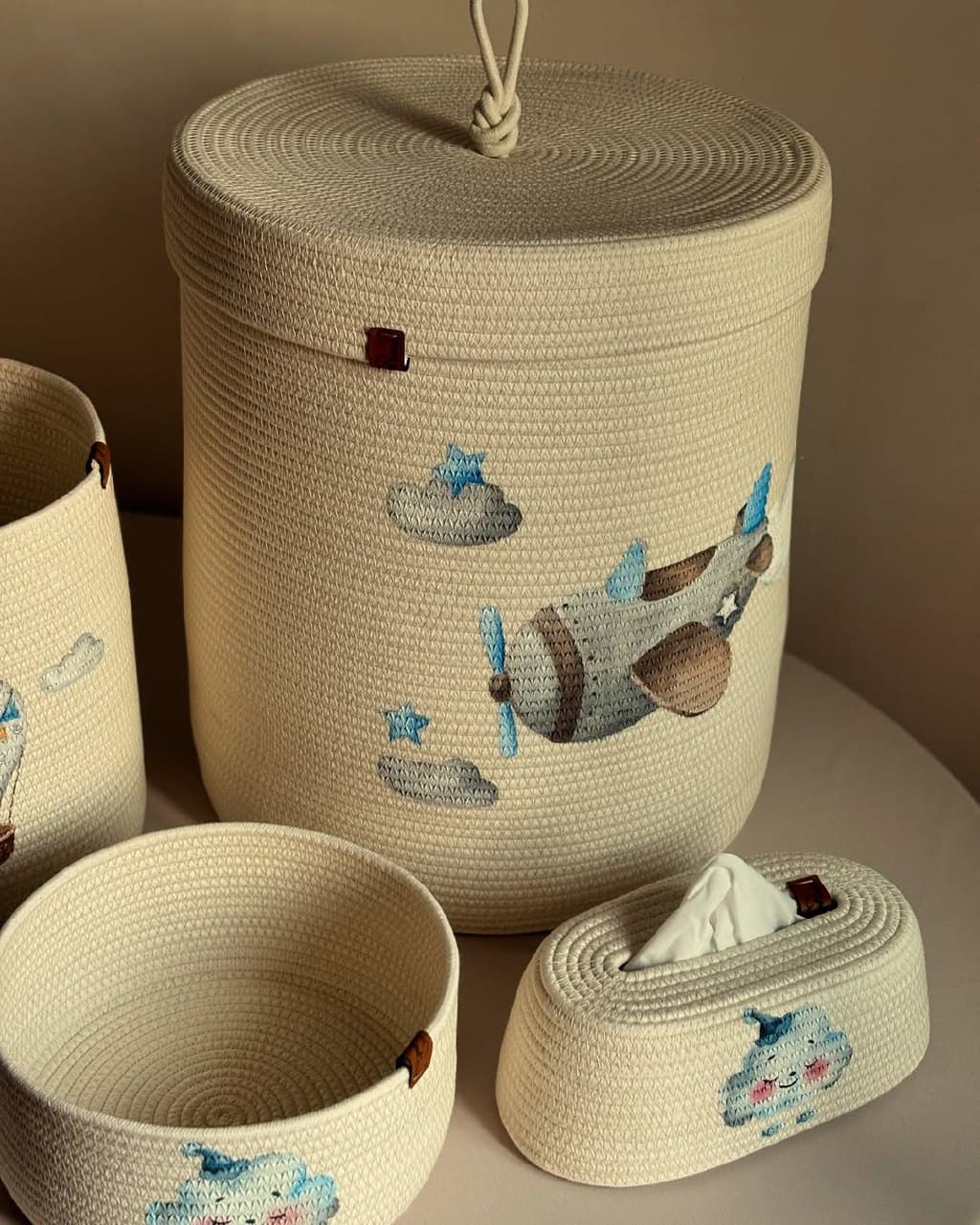 ست نظم دهنده اتاق کودک طرح هواپیما