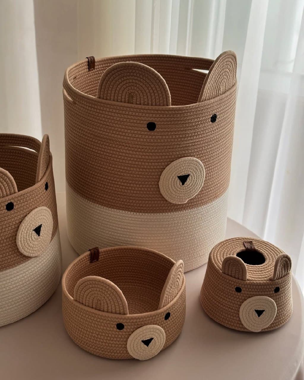 ست سبد نظم دهنده اتاق کودک طرح تدی