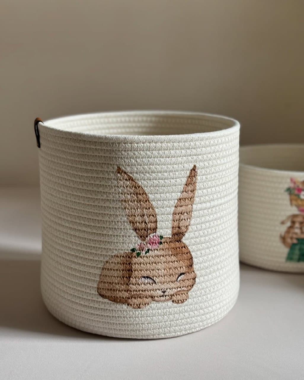 سبد نظم دهنده اتاق کودک طرح خرگوش