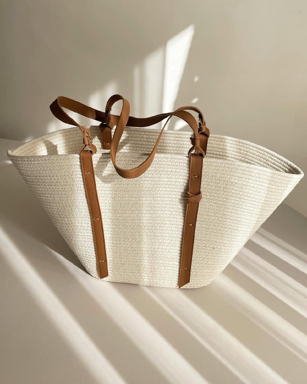 کیف دوشی قیطان دوزی با دسته چرم