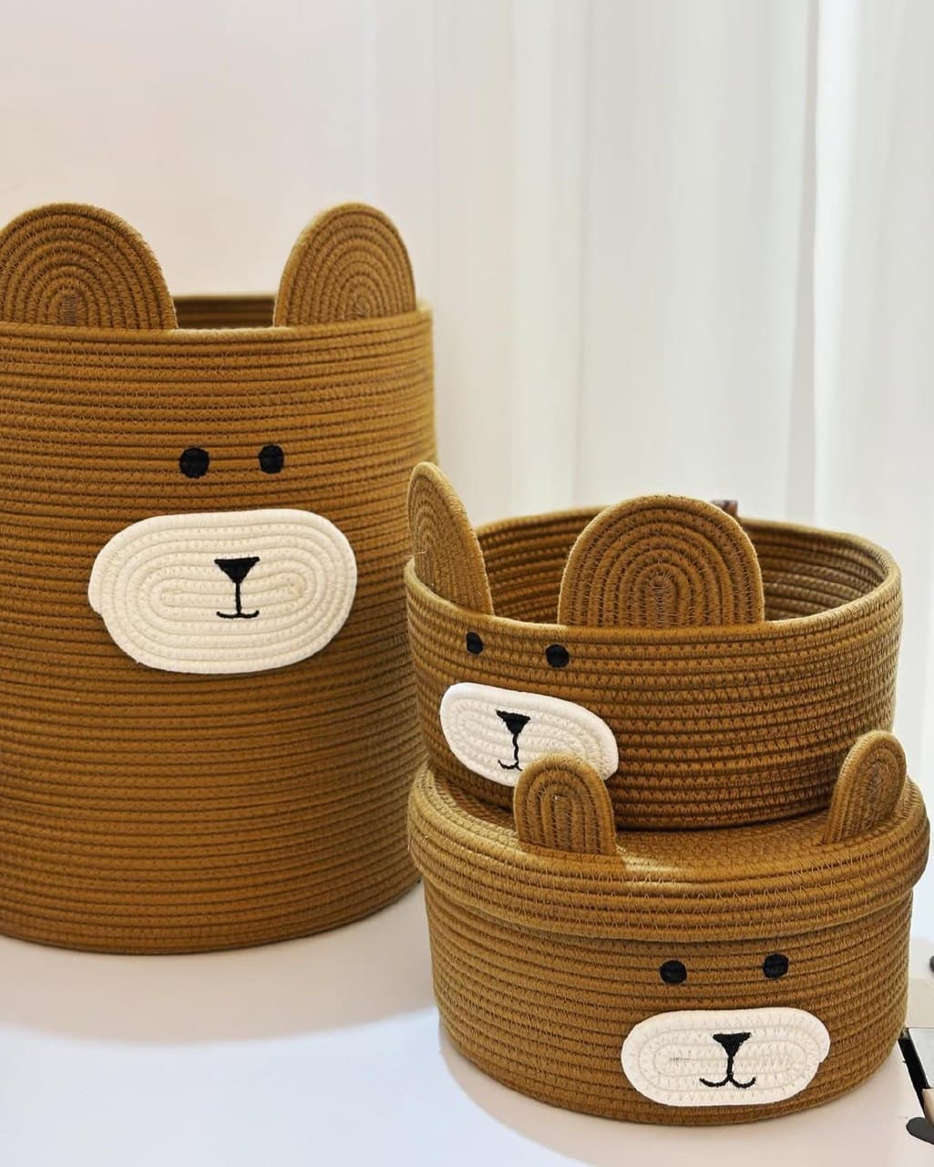 سبد نظم دهنده اتاق کودک طرح تدی