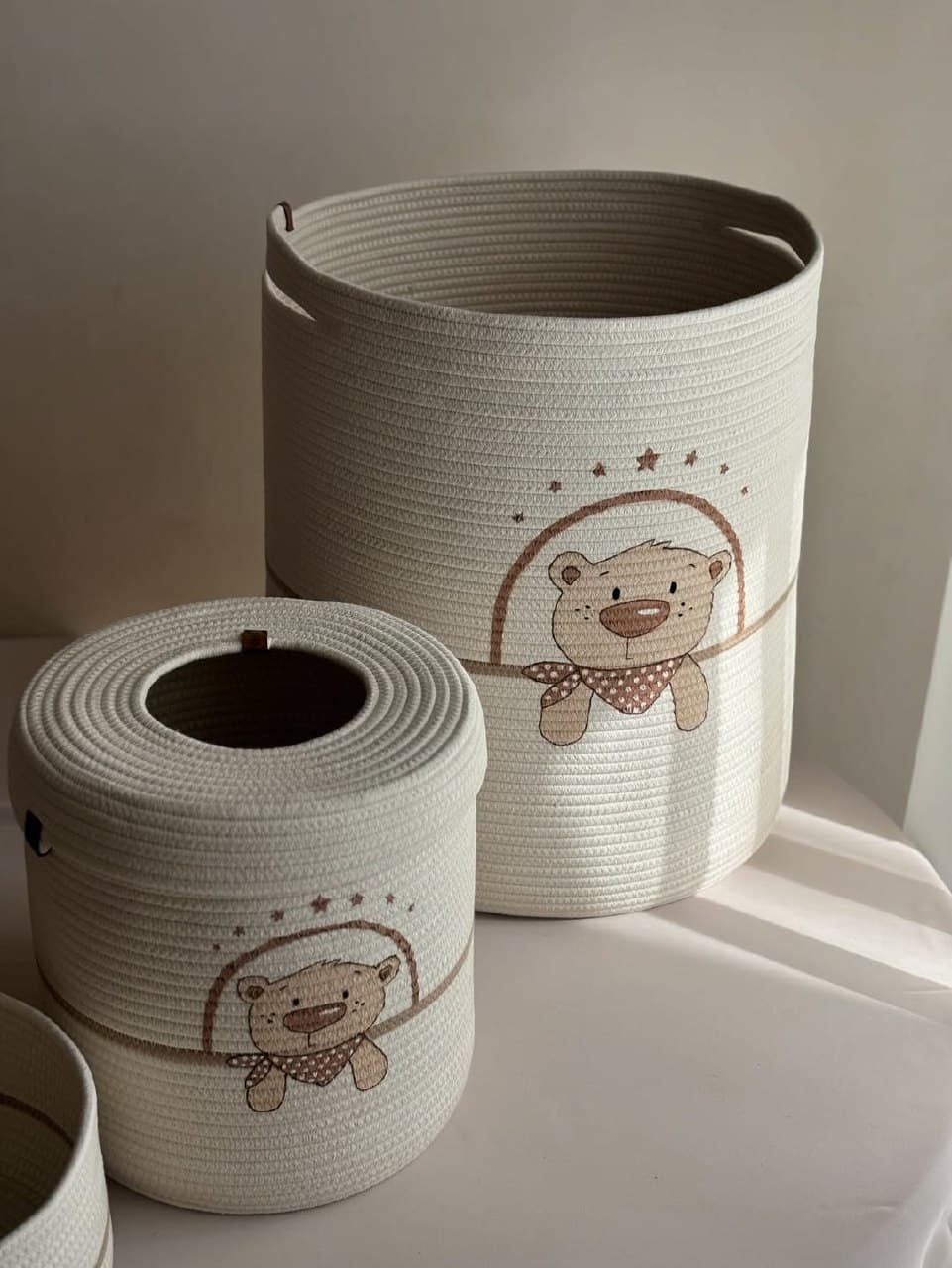 ست سه تکه نظم دهنده اتاق کودک طرح خرس تدی