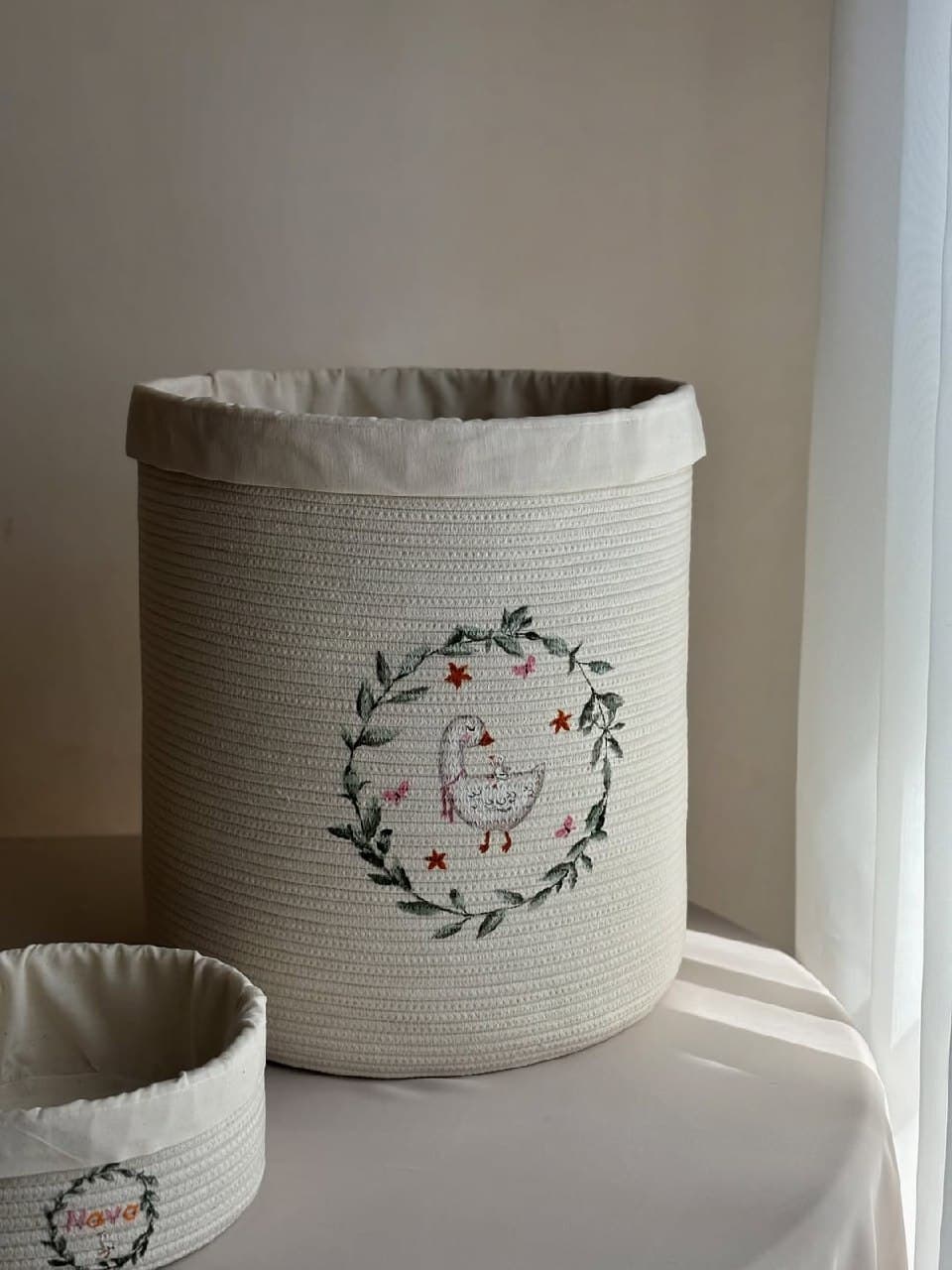 ست سبد نظم دهنده کنفی اتاق کودک طرح نوا