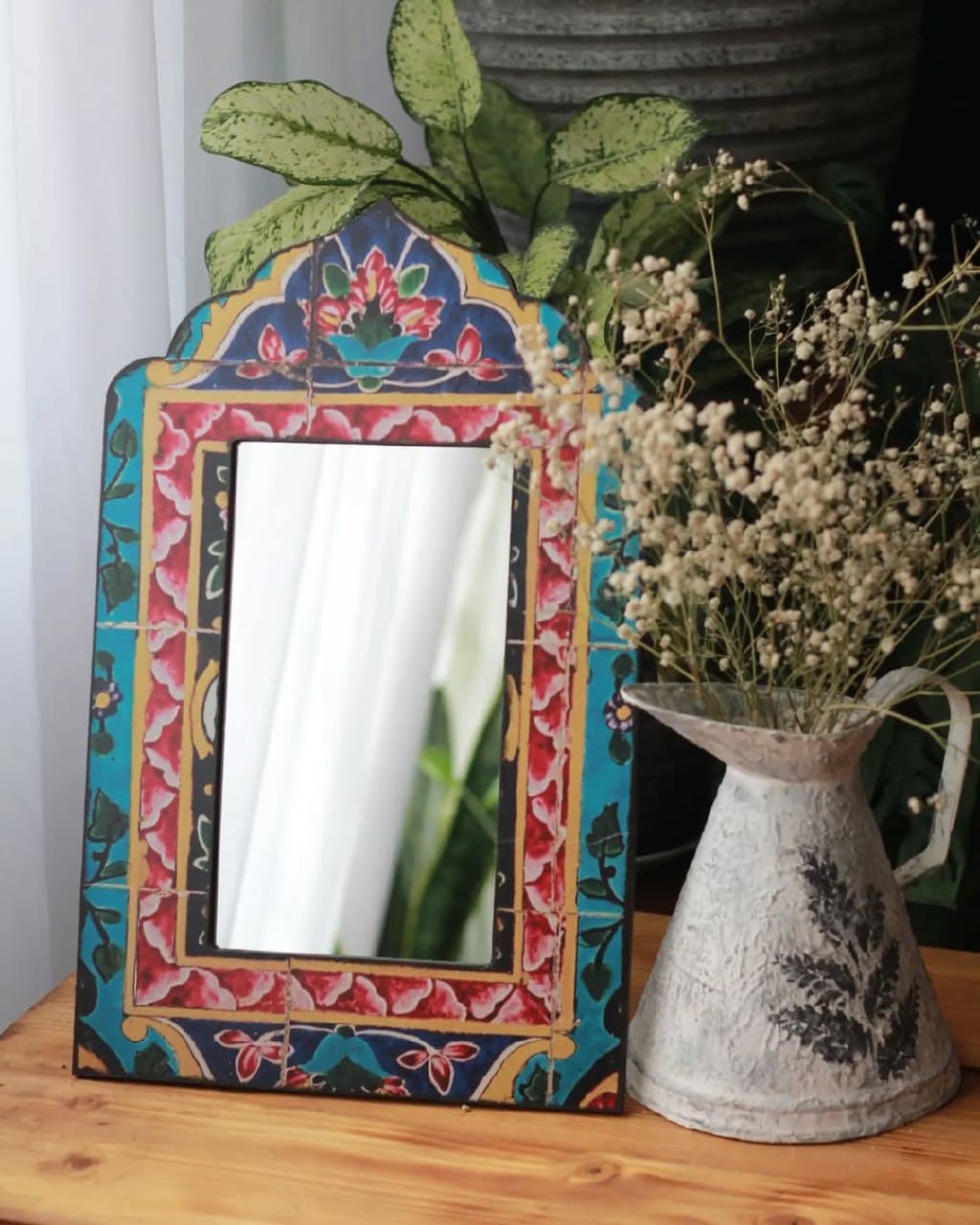 آینه رومیزی تاجدار سنتی