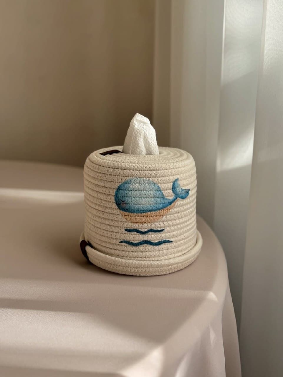 کاور دستمال کاغذی کنفی طرح نهنگ