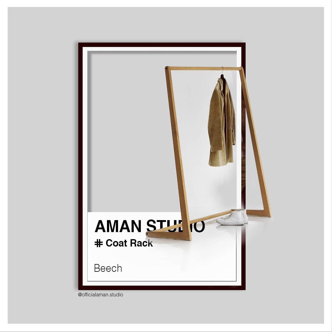 رگال لباس چوبی مینیمال آمان با طراحی نوردیک