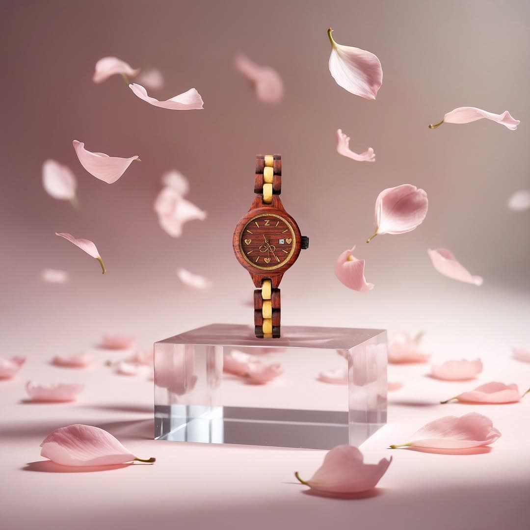 ساعت چوبی مدل الیز