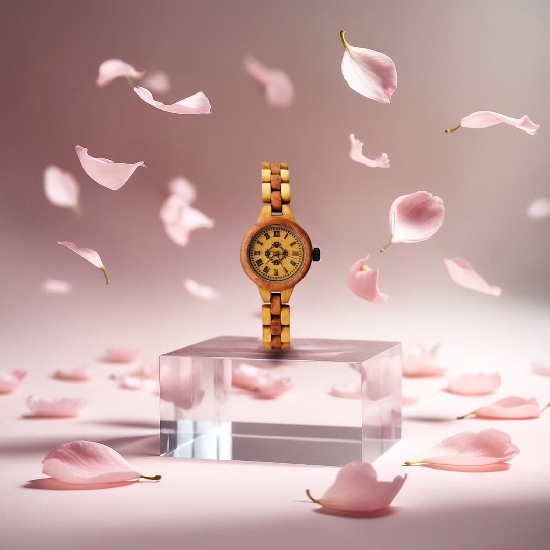 ساعت چوبی مدل الیز