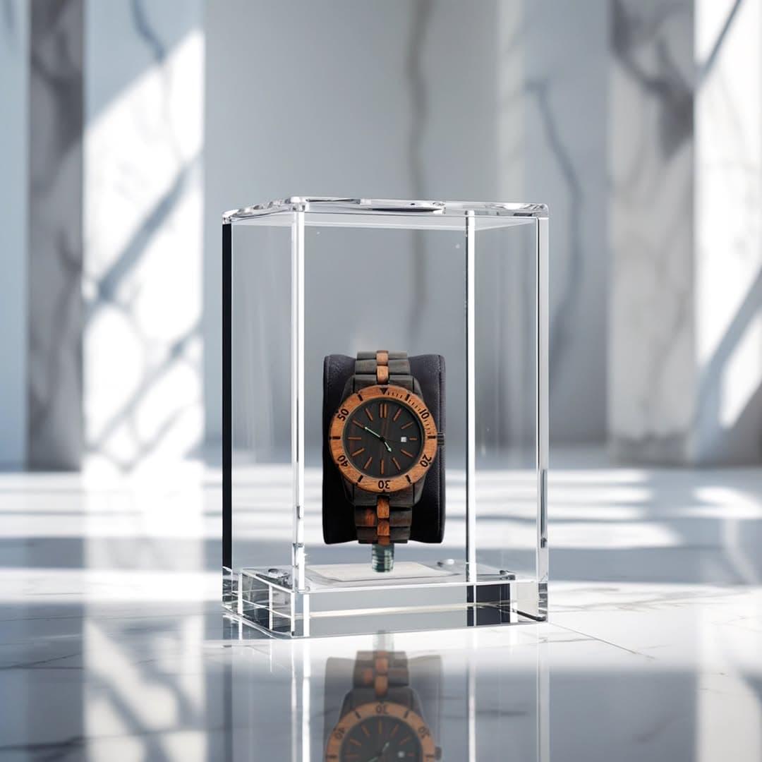 ساعت چوبی دست ساز مدل آرون