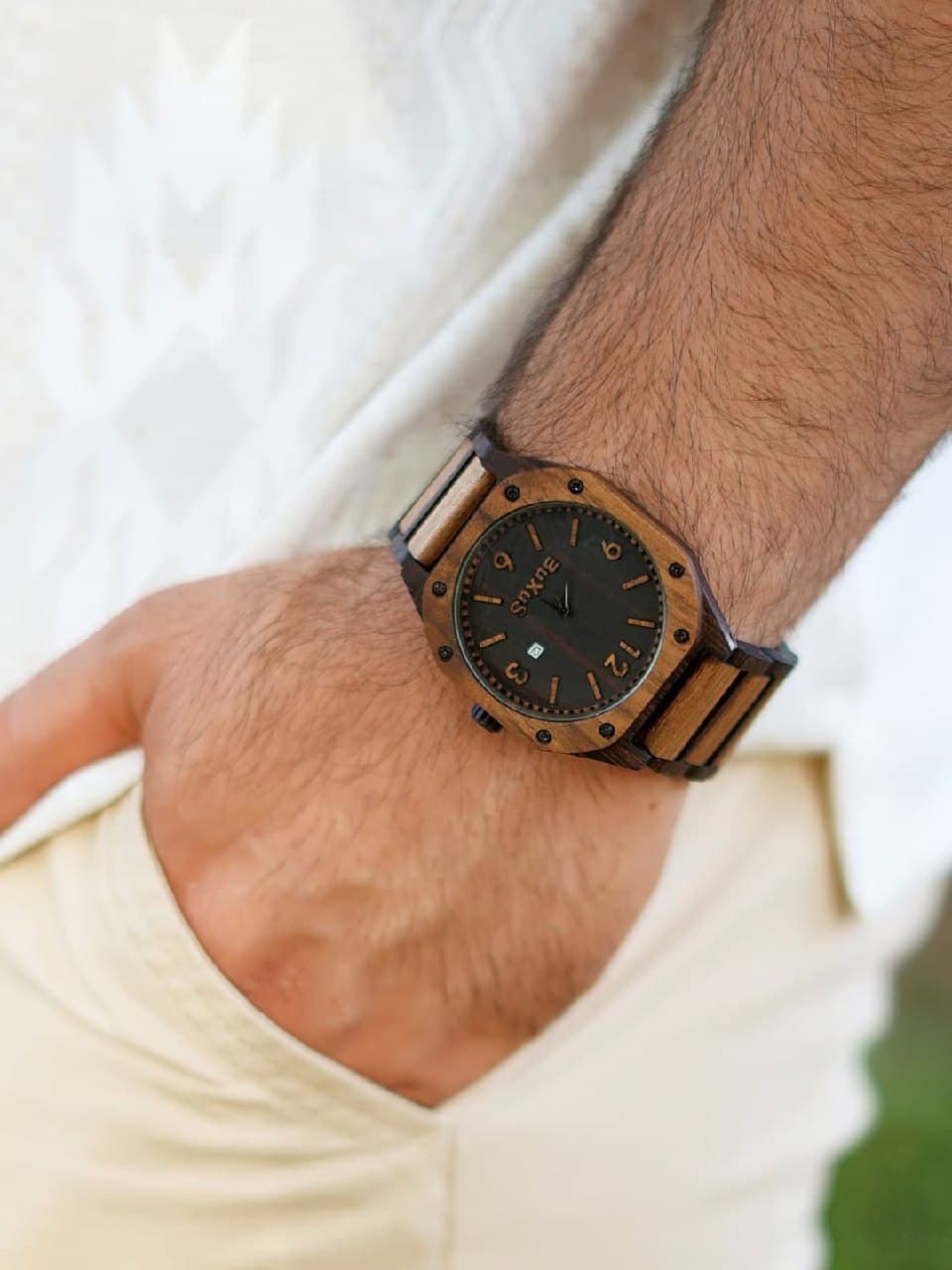 ساعت مچی چوبی باکسِس مدل رادان