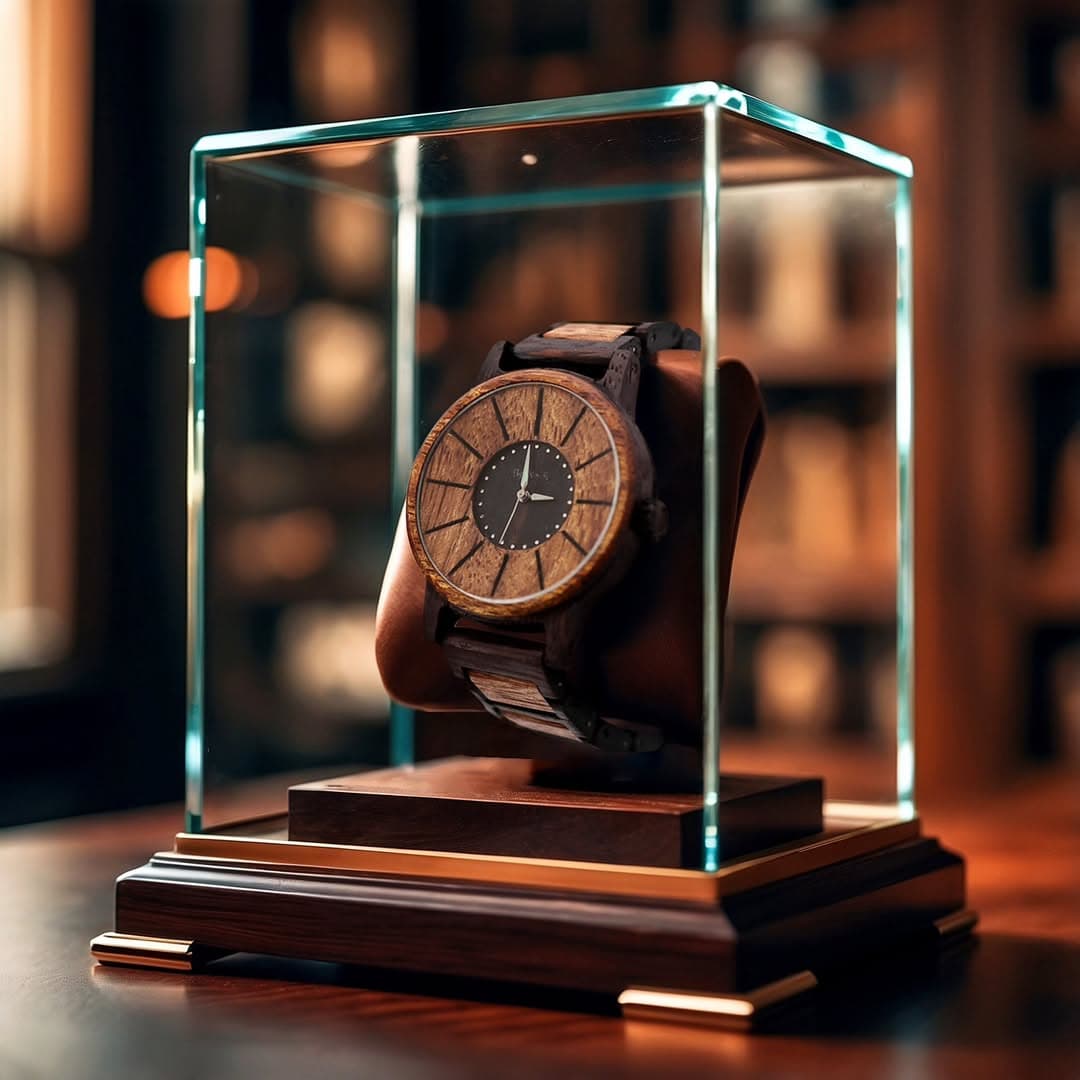 ساعت چوبی مدل میترا