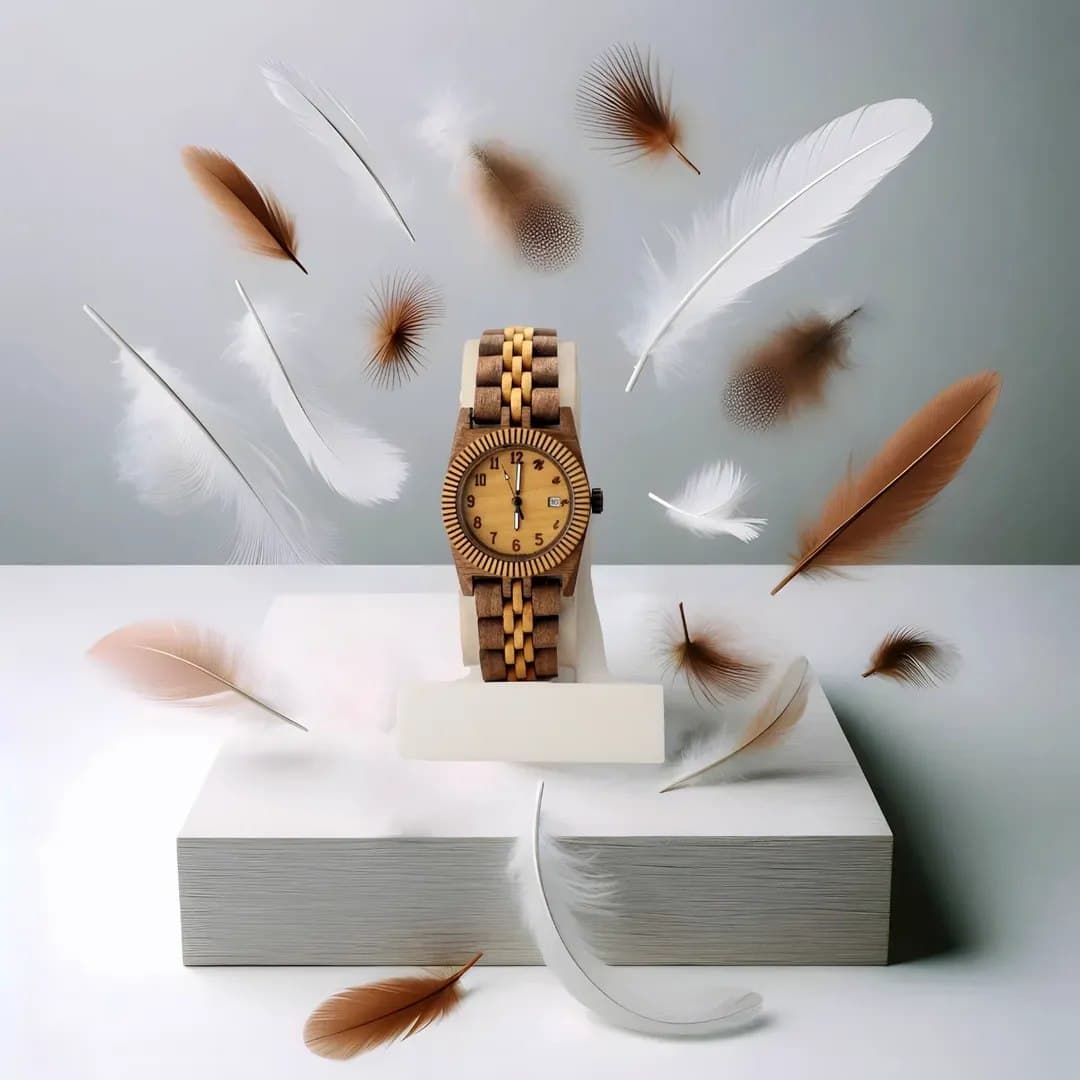 ساعت چوبی دست ساز مدل پاریس