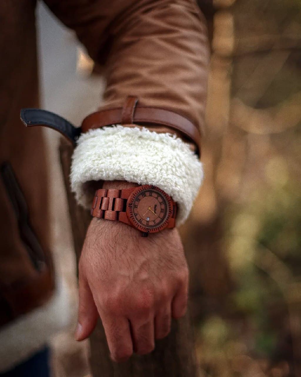 ساعت مچی چوبی مدل اوکتاگون ایسر ۲