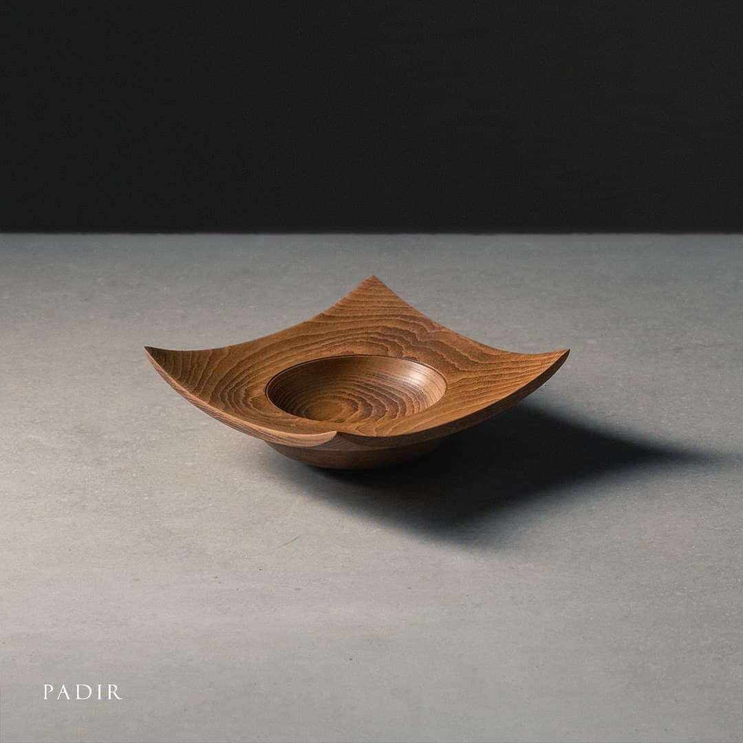 کاسه چوبی دکوراتیو پادیر