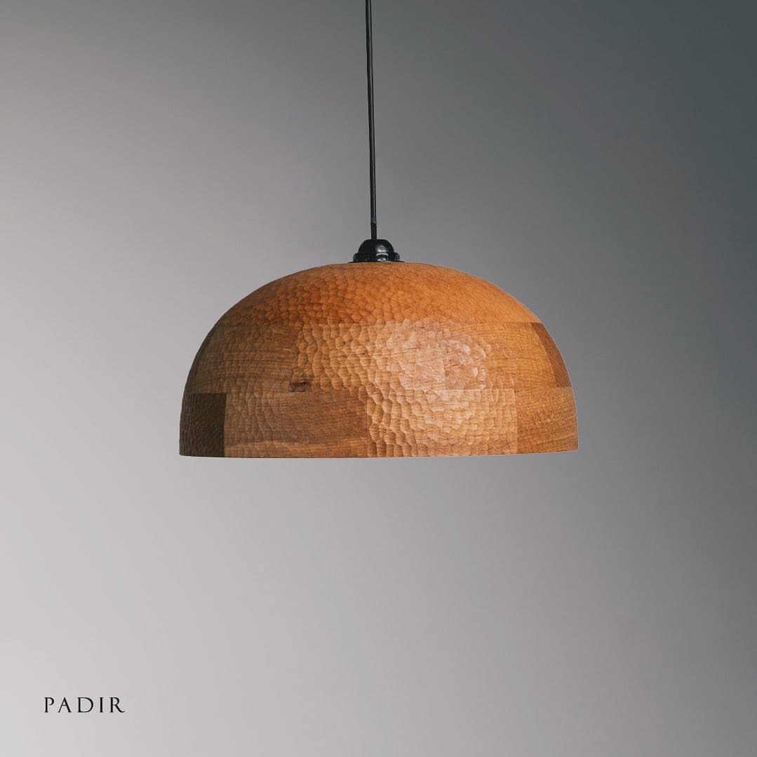 چراغ آویز چوبی روشنایی