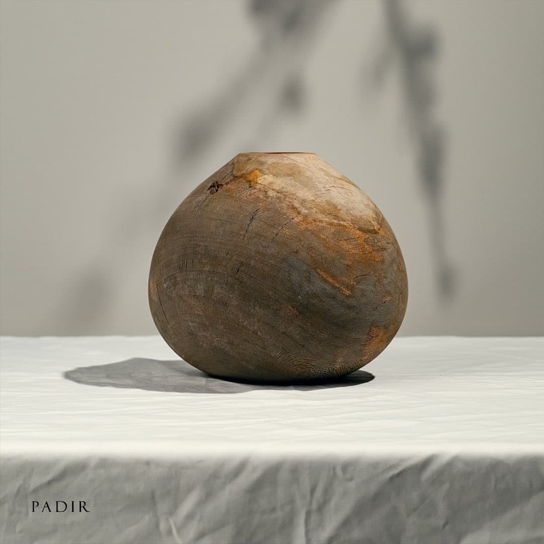 گلدان چوبی دکوری کنعان