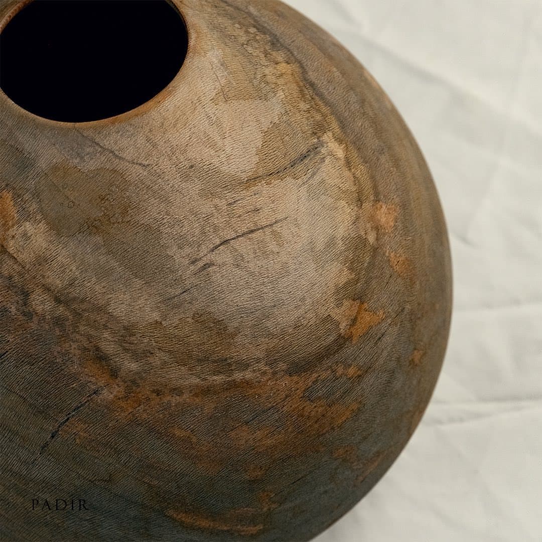 گلدان چوبی دکوری کنعان