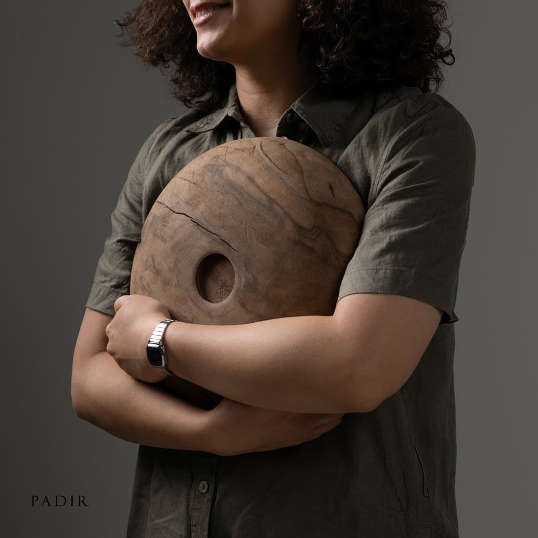 کاسه چوبی دکوراتیو پادیر