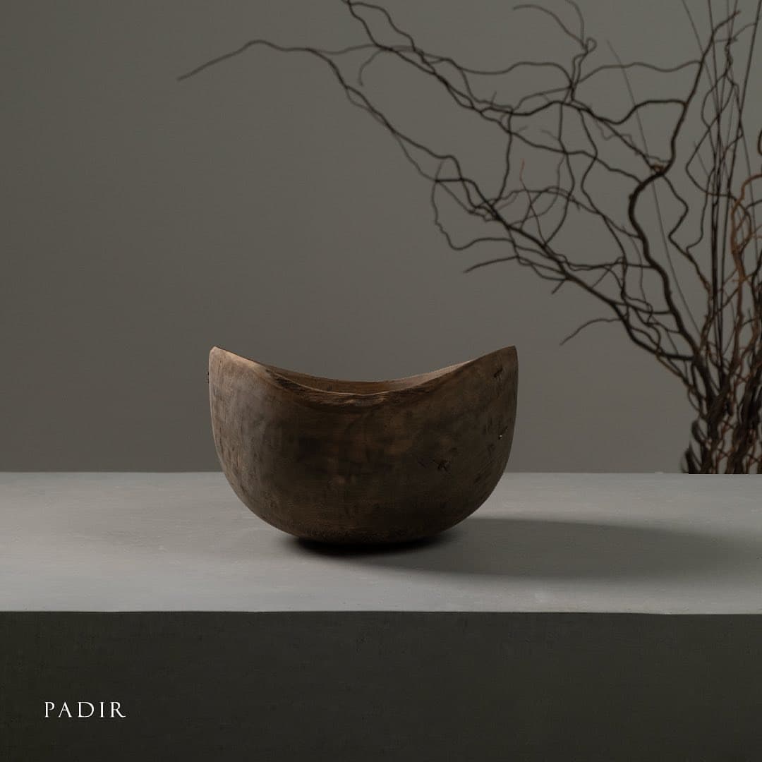 کاسه چوبی دکوراتیو پذیر