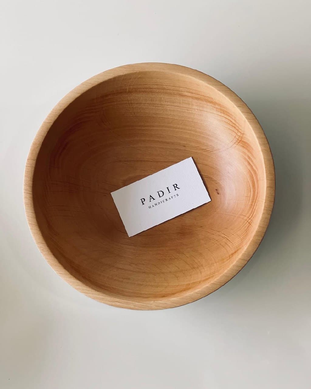 کاسه چوبی دستساز پادیر