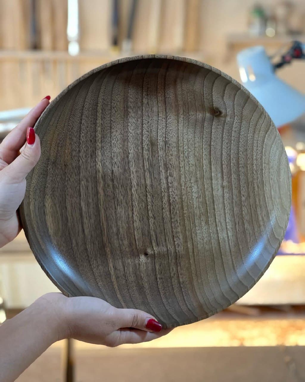 ظرف پذیرایی چوبی گردو