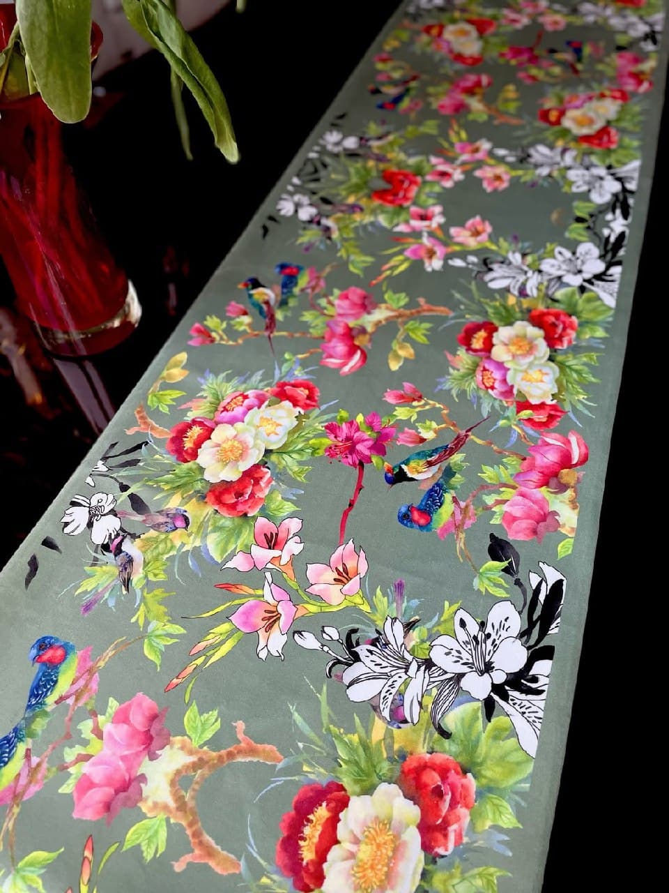 رانر مخمل طرح گیلانه