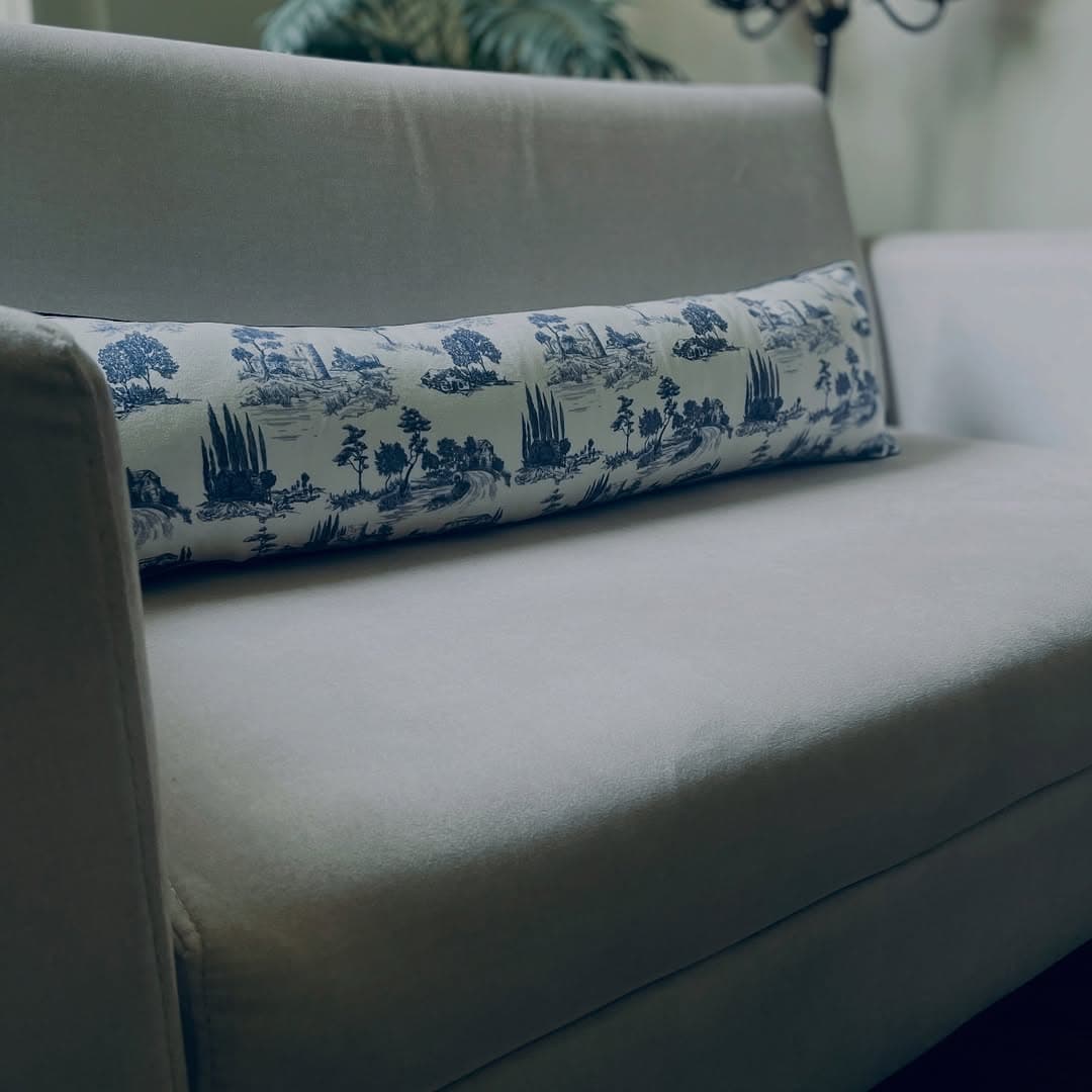 کوسن مستطیلی بزرگ طرح دار