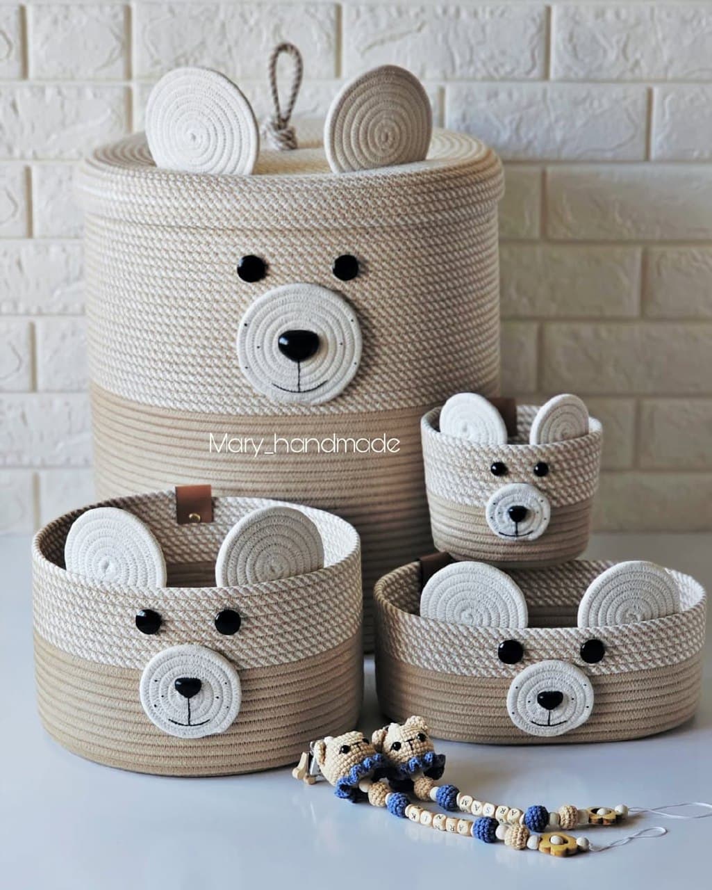 ست سیسمونی دستبافت طرح تدی