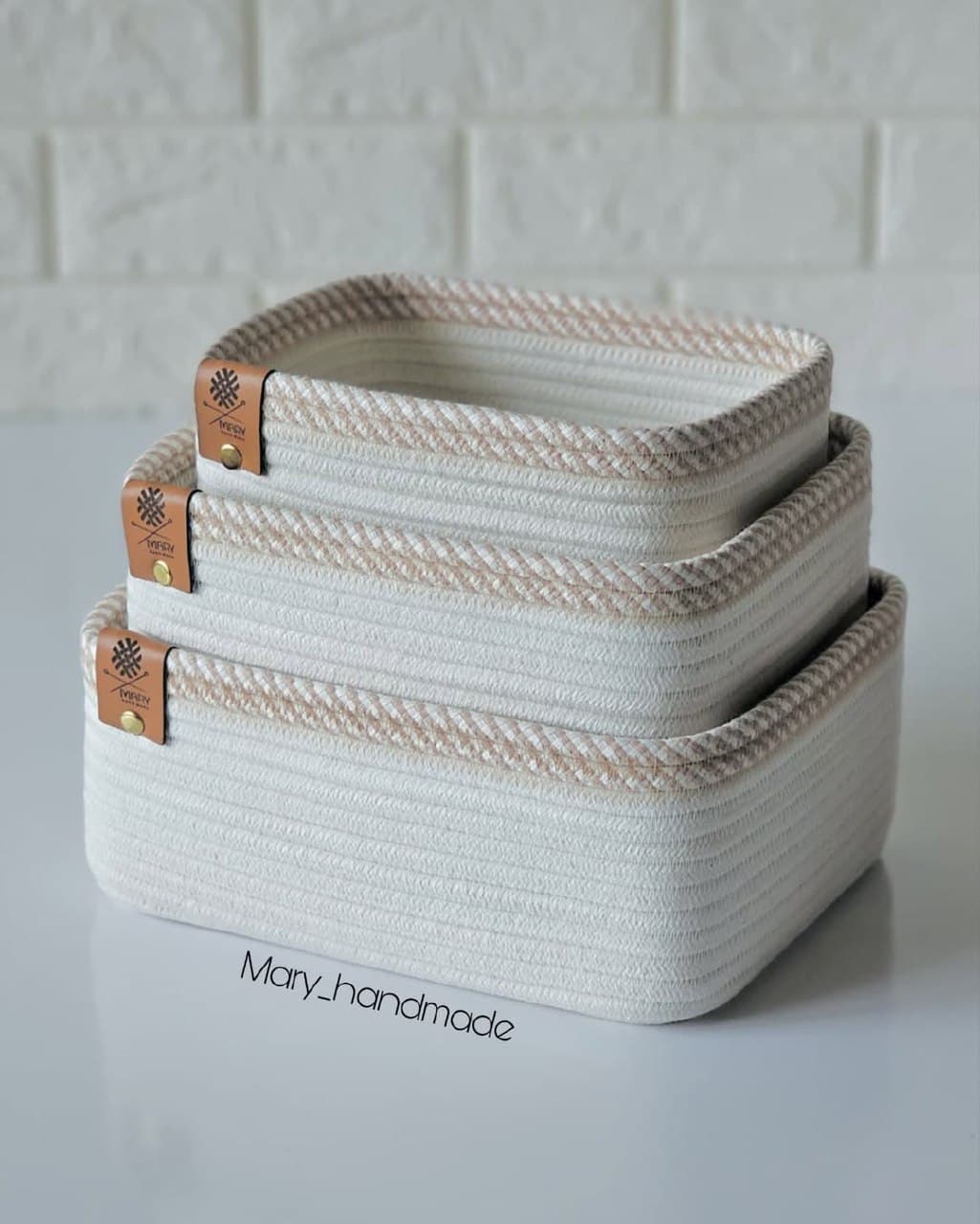 ست سه عددی سبد نظم دهنده دستباف