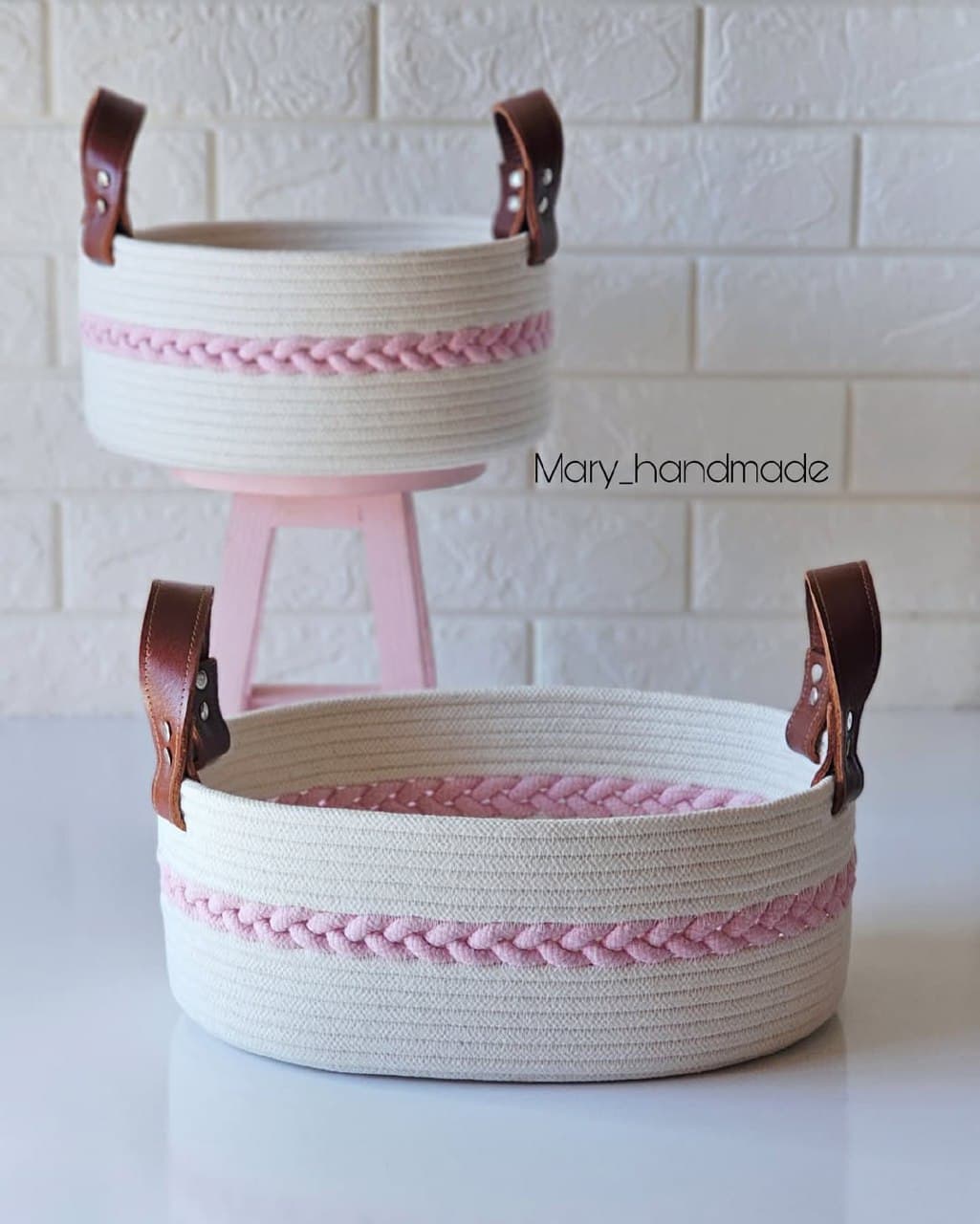 سبد نظم دهنده گیس بافت صورتی