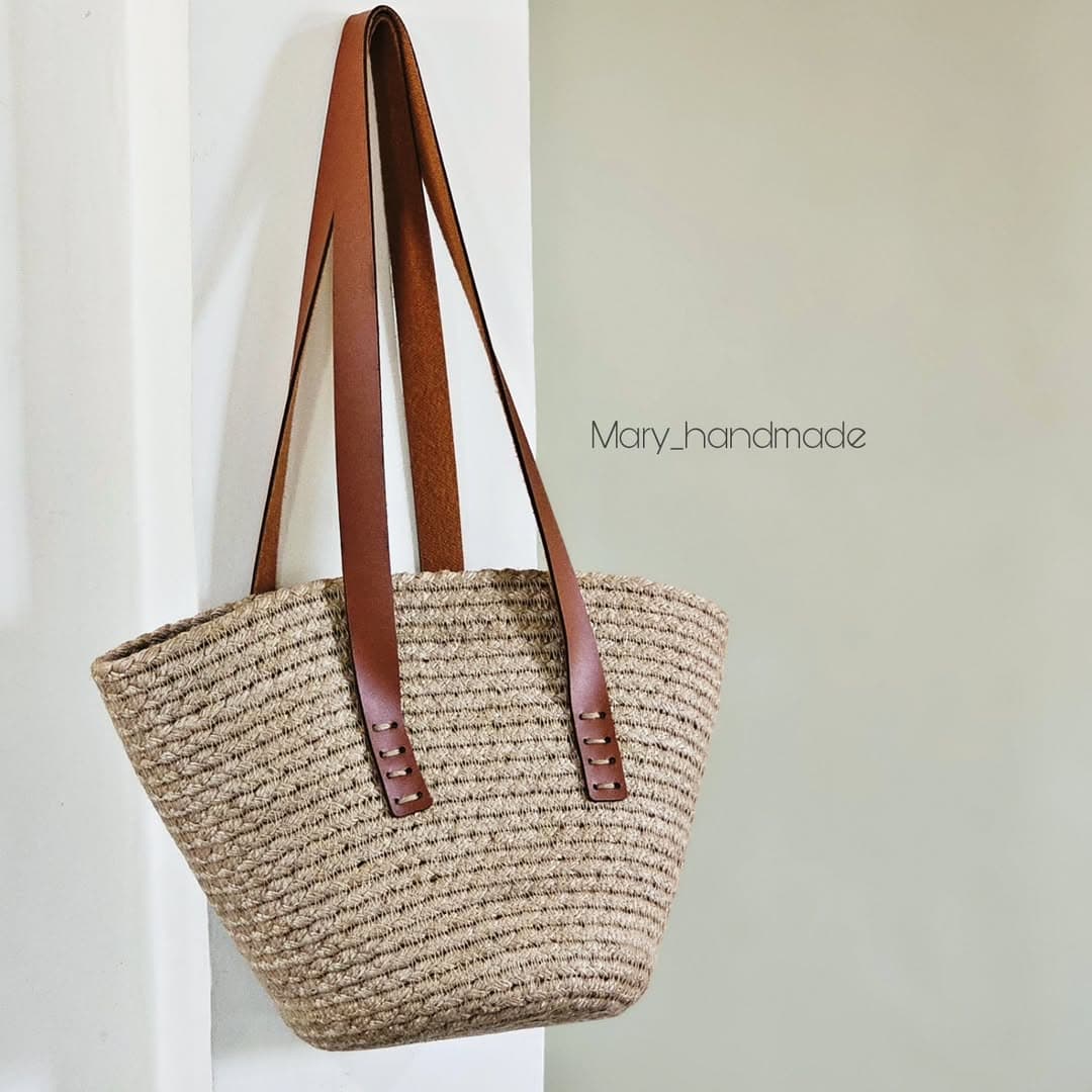 مینی بگ کنفی با دسته چرم