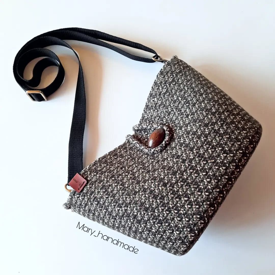 کیف دوشی اسپرت دست ساز بافت