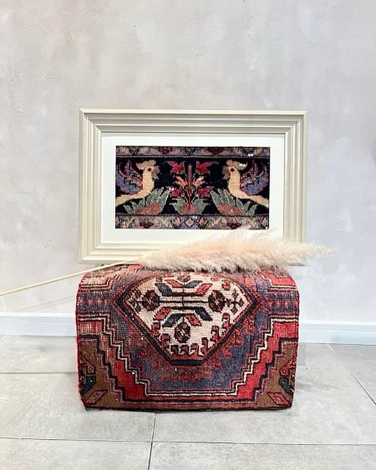 تابلو فرش آنتیک دستبافت نهاوند