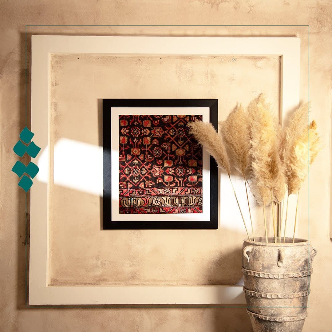 تابلو فرش دستبافت حسین‌آباد همدان