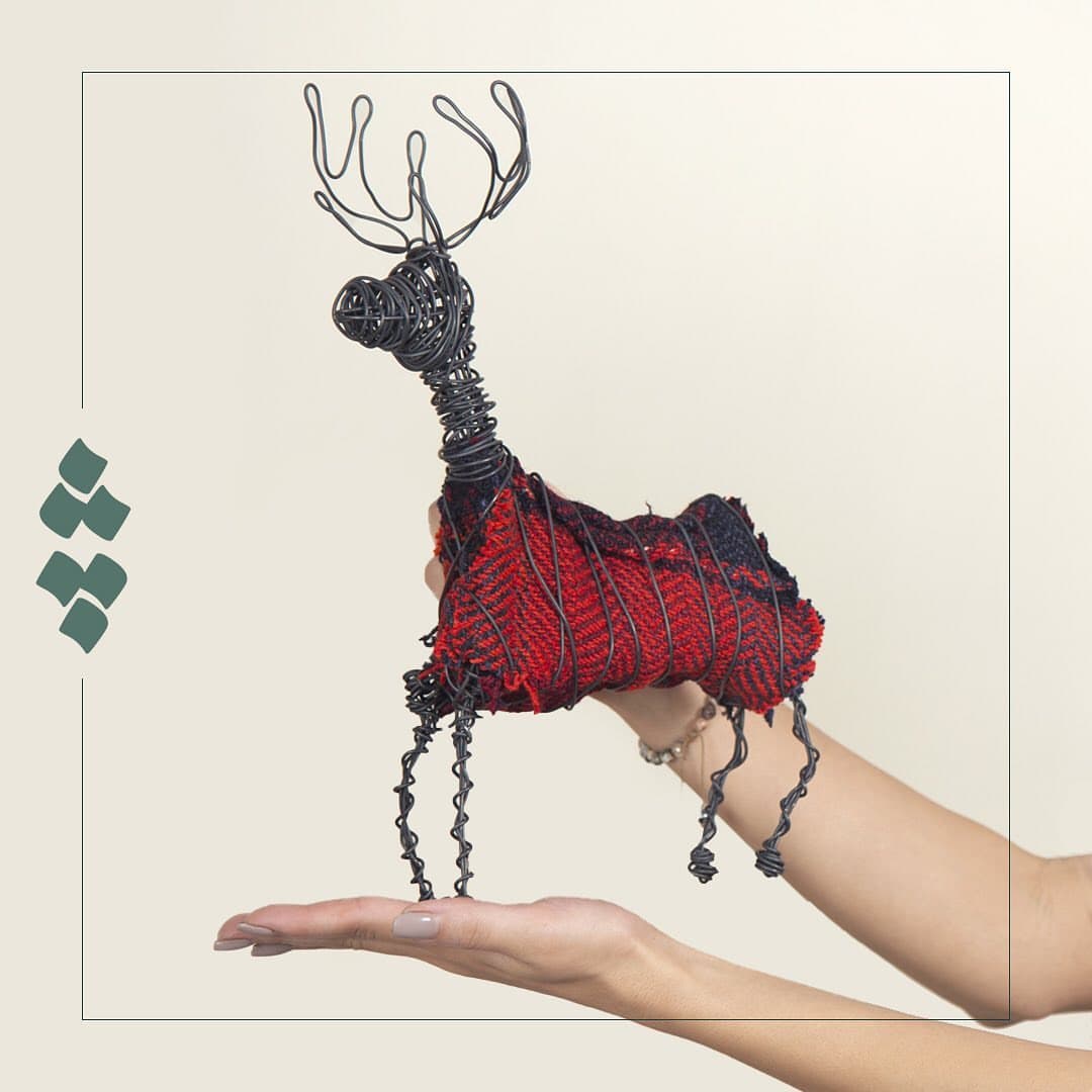 مجسمه دستساز گوزن چله