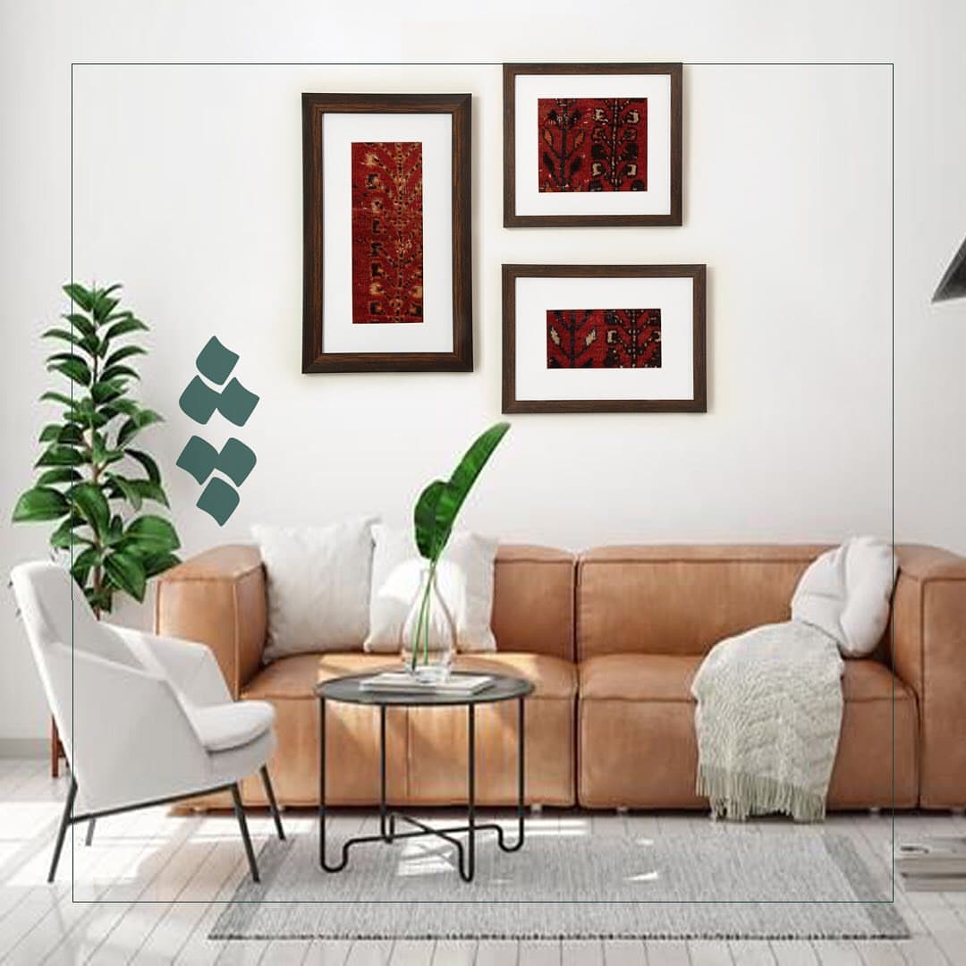 قاب فرش دستبافت آنتیک شیراز