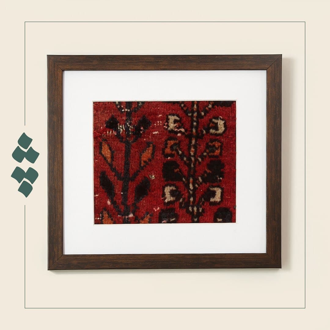 قاب فرش دستبافت آنتیک شیراز