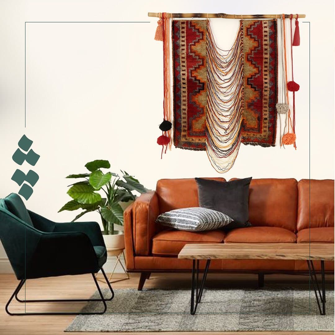 بوم فرش دستساز چله مدل خورشید